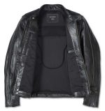 harley davidson layering system cafe racer leather jacket inside
