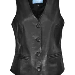 Black Casual Style Women’s Waistcoat
