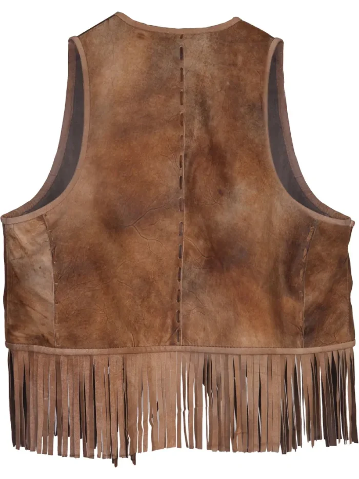 Vintage-100-Genuine-Ladies-Leather-Vest back side