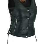 Women-Motorcycle-Vest-With-Adjustable-Lacing-2