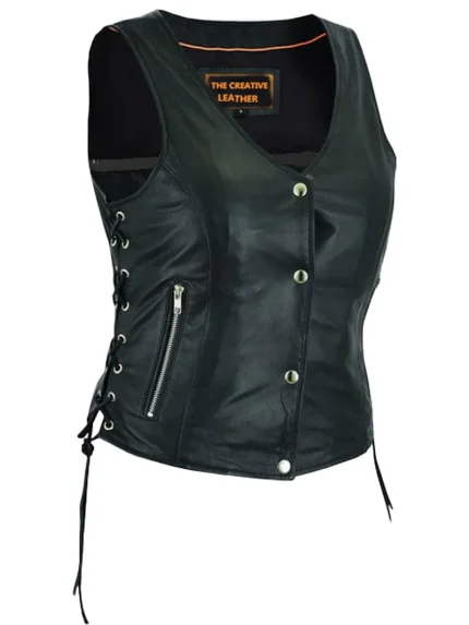 Women-Motorcycle-Vest-With-Adjustable-Lacing-2