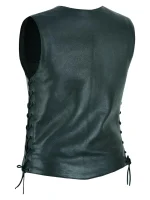 Womens-Black-Leather-Motorcycle-Vest-2