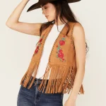 Womens-Embroidered-Rose-Suede-Fringe-Vest-3