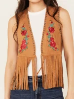 Womens-Embroidered-Rose-Suede-Fringe-Vest-4